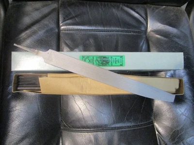 6 Nicholson 07090 12" Knife Cut Back Files USA Cut Back Knife Edge Smooth Sides - Image 1 of 4