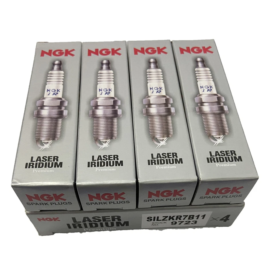 8 шт лазерных иридиевых свечей зажигания NGK SILZKR7B11 9723 для Hyundai Elantra Santa Fe - Изображение 1 из 4