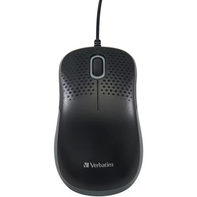 VERBATIM® Silent Corded Optical Mouse - Image 1 of 3