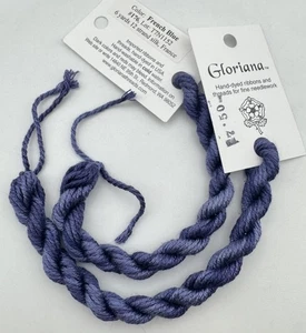 Gloriana 12 Strand Silk Floss For Needlework-2 Skeins/6 Yd Each-French Blue - Picture 1 of 2