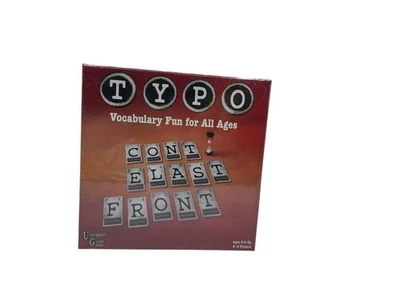 Typo Vocabulary Fun for All Ages Create Words With Letter Cards 2-6 Players NEW - Image 1 of 4