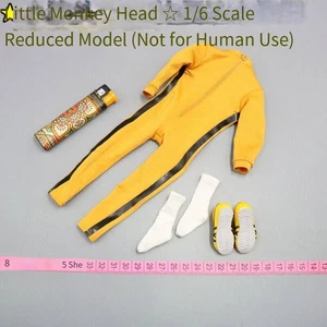 New Sale Coverall Suit for C008 Death Game Bruce Lee 1/6 Scale Action Figure - Picture 1 of 2