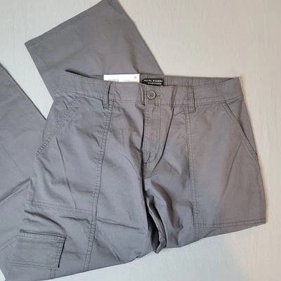 PANTALÓN CORTO SOCIAL STANDARD BY SANCTUARY PORTSIDE CARGO! NUEVO CON ETIQUETAS - Gris Mujer Grande Foto 1 de 4