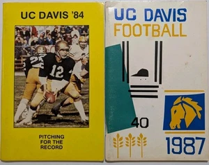 1981 & 1987 ~ UC DAVIS AGGIES College Football Media Guides - Bild 1 von 1