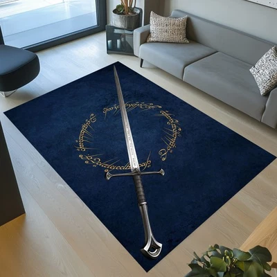 Legend Of Zelda Rug, For Living Room Rug, Area Rug, Boy Room Rug, Fan Rug,3D Rug - Image 1 of 4