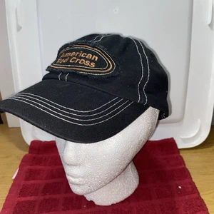 American Red Cross Hat Black Stitch Patch Strap back - Picture 1 of 8