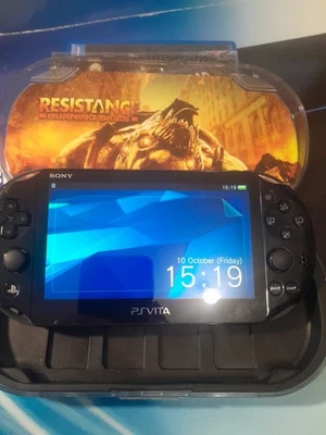 ps vita 2002 Excellent With Hard Case ONE Game  Usb Charger  - image 1 of 4