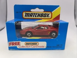 Matchbox Superfast MB 75, Ferrari Testarossa, - ungeöffnet neuwertig - Bild 1 von 6