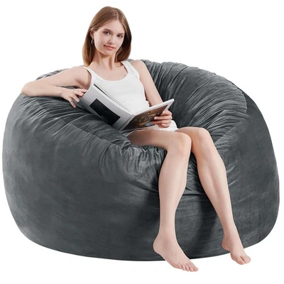 Silla Bean Bag de 3 Pies - Sillas BeanBag para Adultos, Sofá Muebles de Salón... Foto 1 de 4