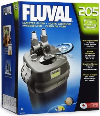 $200 Fluval 205 External Canister Filter Set 180 GPH for Tanks Up to 40 Gallons - Image 1 of 4