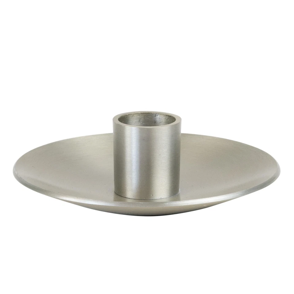 Soporte cónico Simplicity, 4", peltre Foto 1 de 2