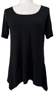 Camiseta Colección J Jill Wearever Línea A Túnica Elástica Negra Talla XS - Imagen 1 de 6