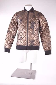 CHAQUETA SNOWBOARD MUJER RIDE PUFFY NUEVA SIN ETIQUETAS $180 M dorada negra impermeable  - Imagen 1 de 1