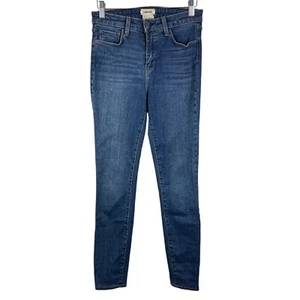 L'agence High Rise Skinny Jeans Pants Dark Vintage Womens Inseam 27 Size 26 - Picture 1 of 9