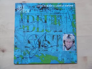 Dieter Bohlen Autogramm signed Maxi-Cover 12" "Blue System - Love Is Such" Vinyl - Bild 1 von 1