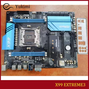 FOR ASROCK X99 EXTREME3 LGA 2011-3 DDR4*4 128GB Motherboard Test OK - Picture 1 of 4