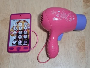 Build a Bear Workshop rosa Spielzeug Handy funktioniert & Haartrockner funktioniert nicht - Bild 1 von 8