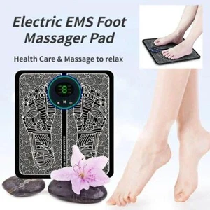 Electric Ems Foot Massager Pad Electrical Muscle Stimulation Foot Massager USB C - Picture 1 of 24