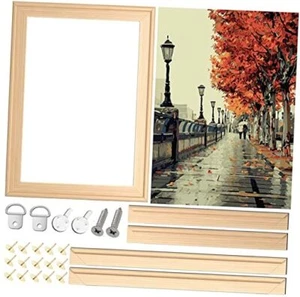2 Pack 9"x 12" DIY Wood Canvas Stretcher Bars,Removable Canvas Frames 9"X12" - Picture 1 of 8
