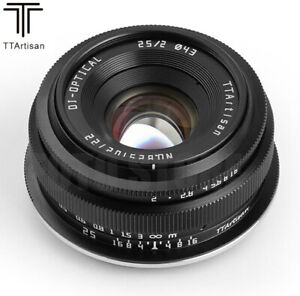 TTArtisan 25mm F2.0 APS-C Manual Aperture Lens for Canon Sony Nikon Fuji Leica 