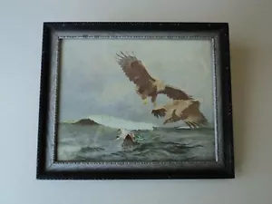 BRUNO LILJEFORS Vintage Print Framed... Nice Shape - Picture 1 of 2