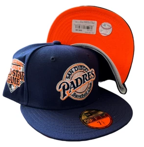 New Era San Diego Padres 59FIFTY Fitted Hat Exclusive 92 ASG Side Patch 7 1/2 - Picture 1 of 7