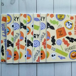Set Of 8 Halloween Note Cards With Envelopes - Picture 1 of 4