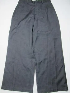 Calvin Klein Youth Girls Size 16 Dress Pants Drak Gray Striped Pockets Classic - Picture 1 of 5