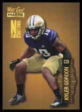 2022 Wild Card Matte GOLD Kyler Gordon #MBN-1  Football  BEARS