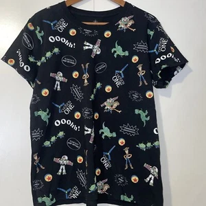 Disney Pixar Toy Story All Over Print T-Shirt Boys XL Woody Buzz Rex Aliens - Picture 1 of 3