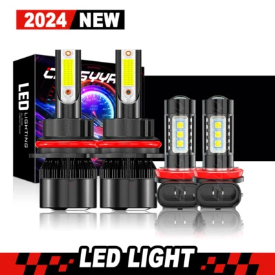 Faro LED haz alto bajo + bombillas antiniebla para Mitsubishi Mirage G4 2017-2022 Foto 1 de 4