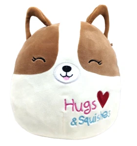 Squishmallows Corgi Reginald Hugs and Squishes Valentines Squad 9" Plush 2020 - Picture 1 of 12
