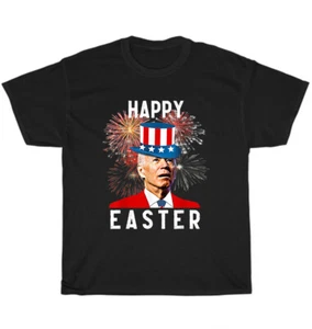 Joe Biden Happy Easter For Funny 4th Of July Patriotic American US Flag T-shirt - Picture 1 of 4