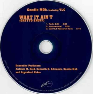 Goodie Mob Featuring TLC - What It Ain't (Ghetto Enuff) (CD, Single, Promo) - Picture 1 of 1