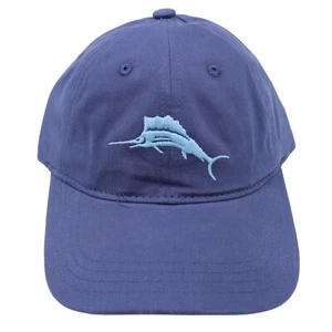 Tommy Bahama Kids Mix Match Blue Relax Marlin Embroidered Strapback Hat Cap S/MD - Picture 1 of 7