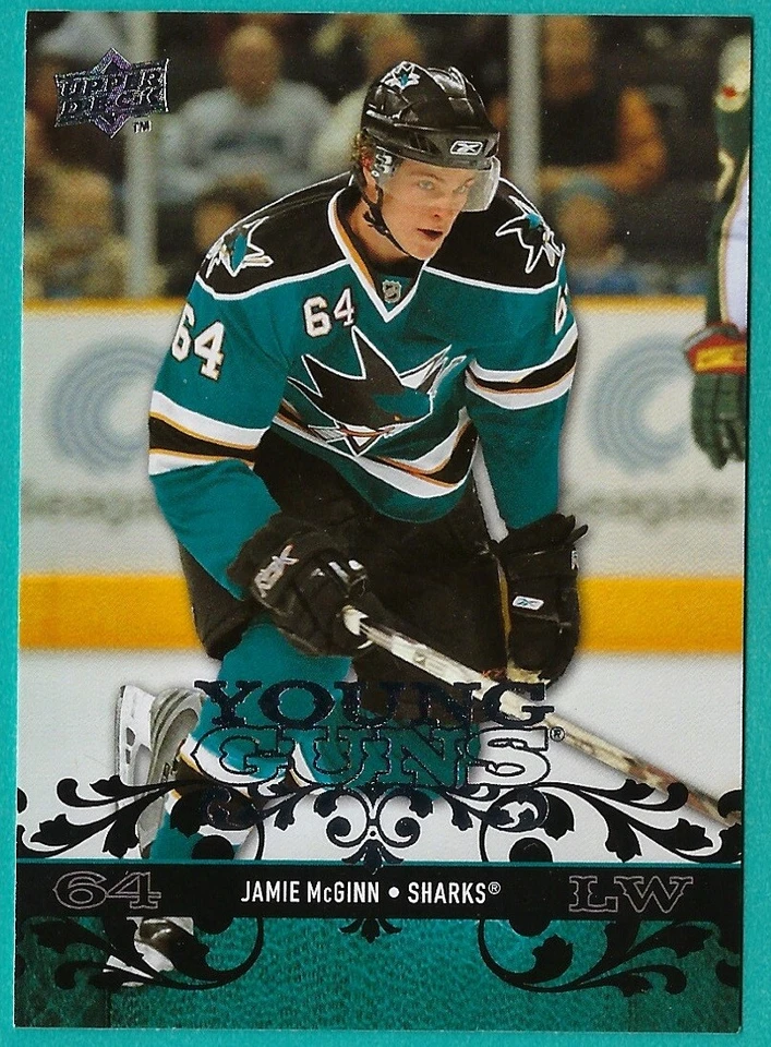 2008/09 Upper Deck Young Guns card# 490 of Jamie McGinn - Image 1 of 2