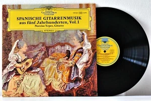 DGG STEREO SLPM 139 365 LARGE TULIP GERM 1968 Spanish Guitar Music NARCISO YEPES - Imagen 1 de 2