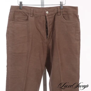 Hackett London Walnut Brown Garment Dyed Washed Brushed 5 Pocket Euro Jeans 38 L - Picture 1 of 8
