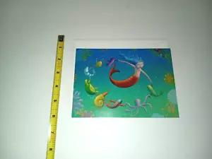 Mermaid & Friends birthday card w/envelope - Picture 1 of 2