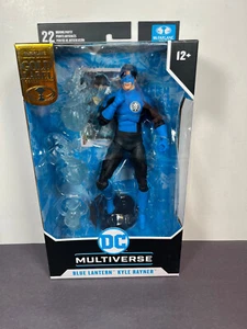 McFarlane Toys DC Multiverse BLUE LANTERN KYLE RAYNER Action Figure Gold Label - Picture 1 of 7