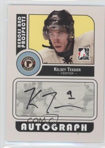 2008-09 ITG Heroes and Prospects Auto Kelsey Tessier #A-KT Auto