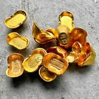 China Gold Poured 1/10th oz .999+ Pure Gold boat Bar