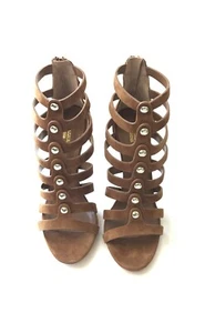 Nuevos tacones de gamuza marrón Aquazzura talla 40,5/10,5 - Imagen 1 de 12