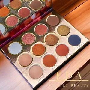 Exotic Eyeshadow Palette Colorful Matte Metallic Shimmer Sunset Vegan Eye Makeup - Picture 1 of 8