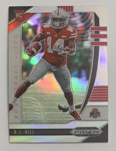 2020 Panini Prizm Draft Picks Football K.J. Hill OSU Silver Parallel RC #118! - Picture 1 of 2