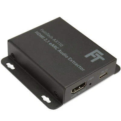 FEINTECH HDMI 2.1 eARC Audio Extractor ► konvertiert TV-Ton für ältere AV-Receiver B-Ware