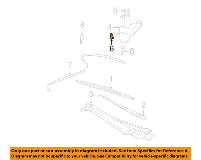 Used Washer Fluid Reservoir fits: 2002 Ford Windstar  Grade A — 第 1/3 张图片