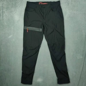 Foehn Brise Schoeller Pants Mens 36x32 Black Technical Articulated Knee Outdoor - Picture 1 of 13