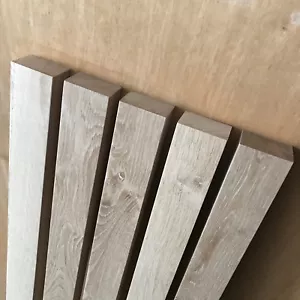 Kantholz Leisten Eiche Massiv Holz Brett Balken Drechselholz Tischbein Pfosten - Bild 1 von 11