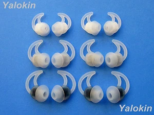 12 pcs : 6 Pairs S/M/L Noise Isolation Comfort Earbuds Eartips for SoundSport - Picture 1 of 11